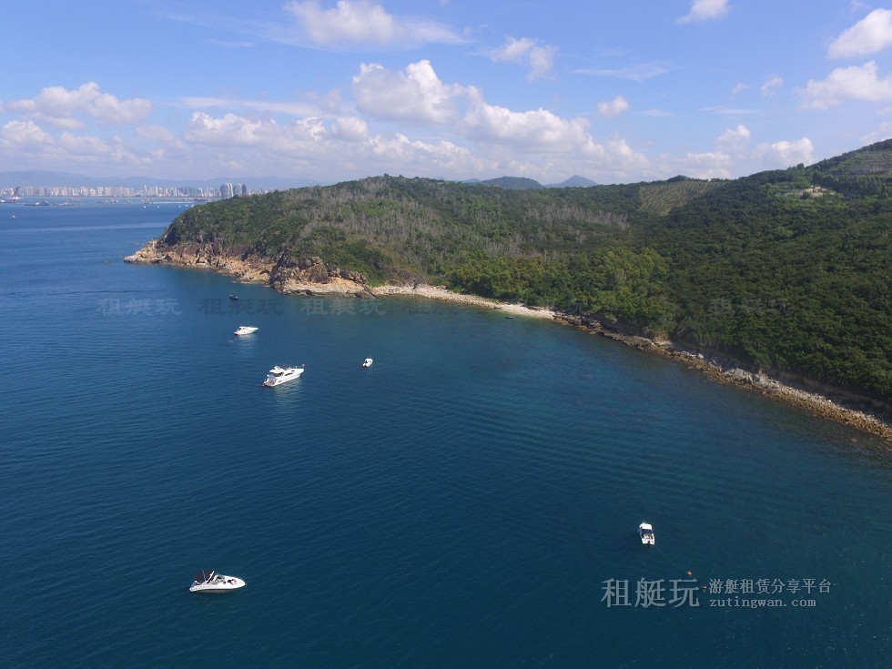 三亞旅游游艇租賃，三亞港至三亞角航線
