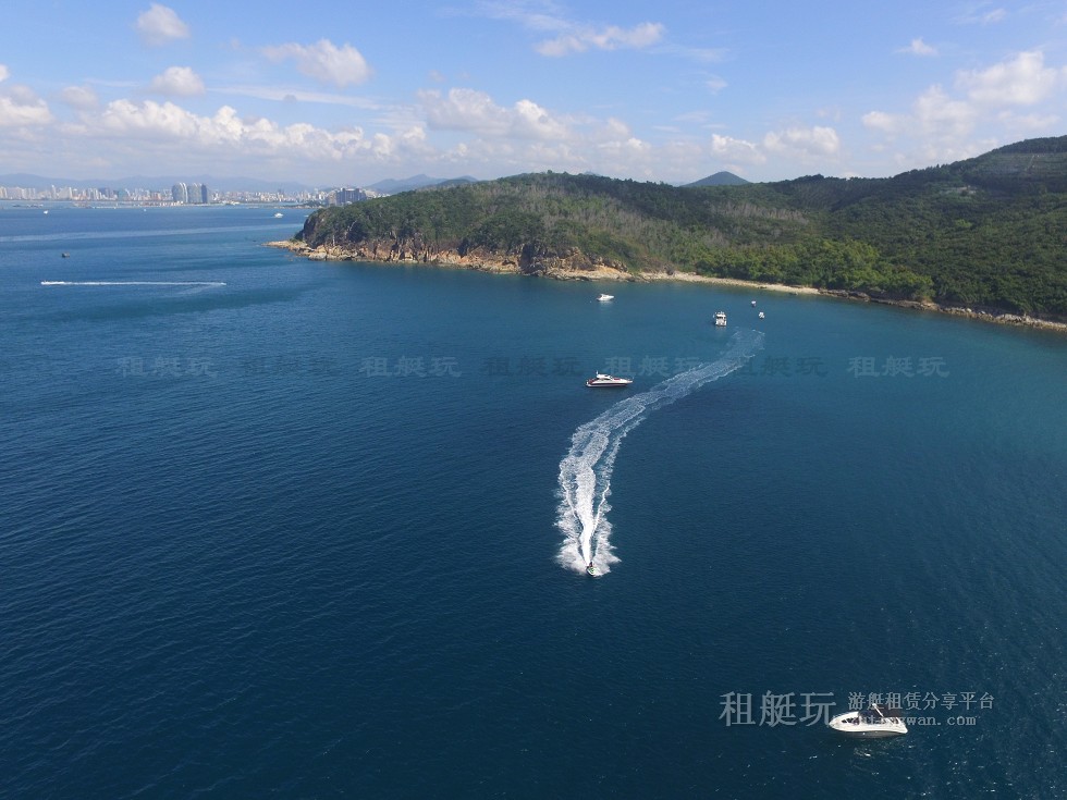 三亞旅游游艇租賃，三亞港至三亞角航線