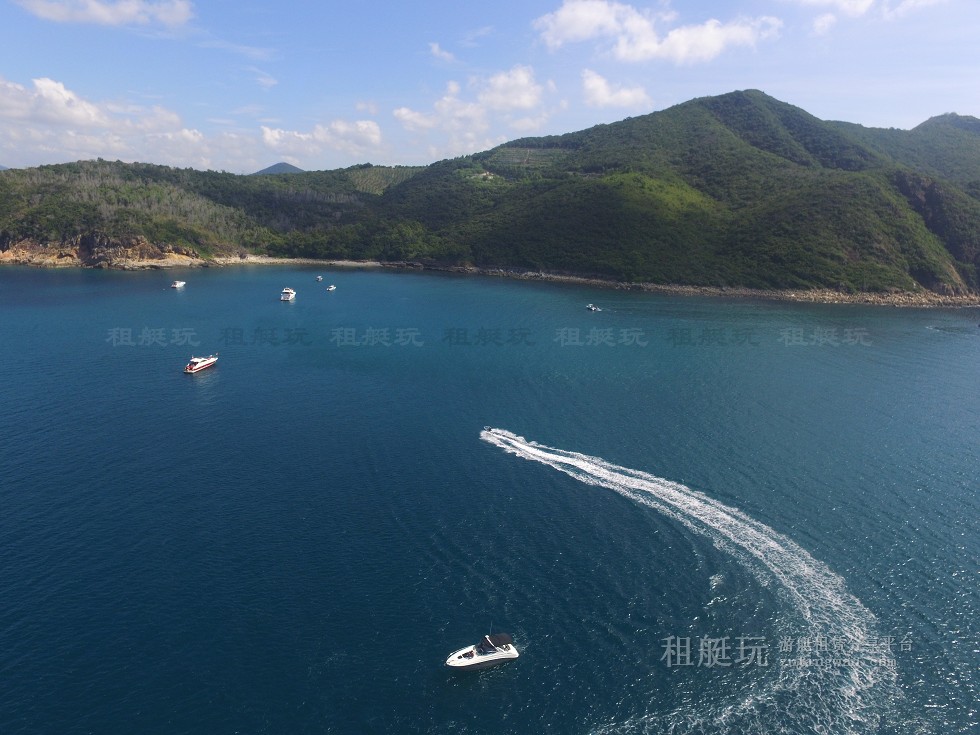 三亞旅游游艇租賃，三亞港至三亞角航線