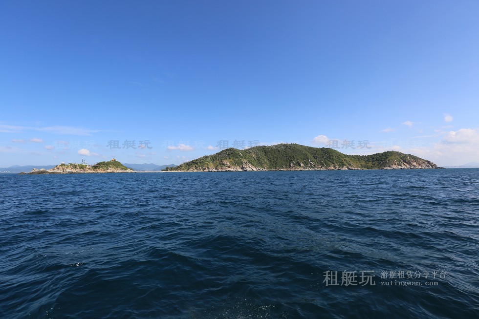 三亞旅游游艇租賃，三亞港至西島航線